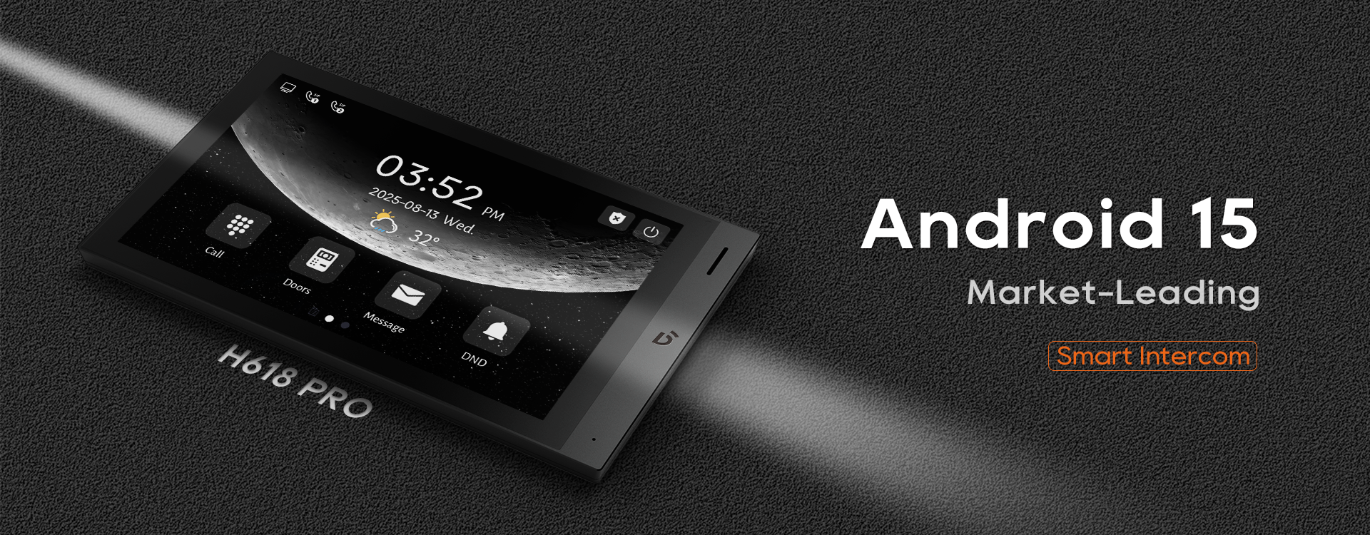 Bannière pour moniteur intérieur DNAKE H618 PRO